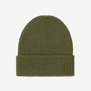 Cashmere Beanie - Basil Green
