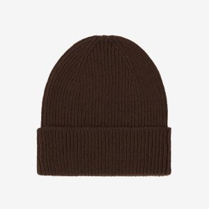 Cashmere Beanie - Coffee Brown