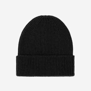 Cashmere Beanie - Deep Black