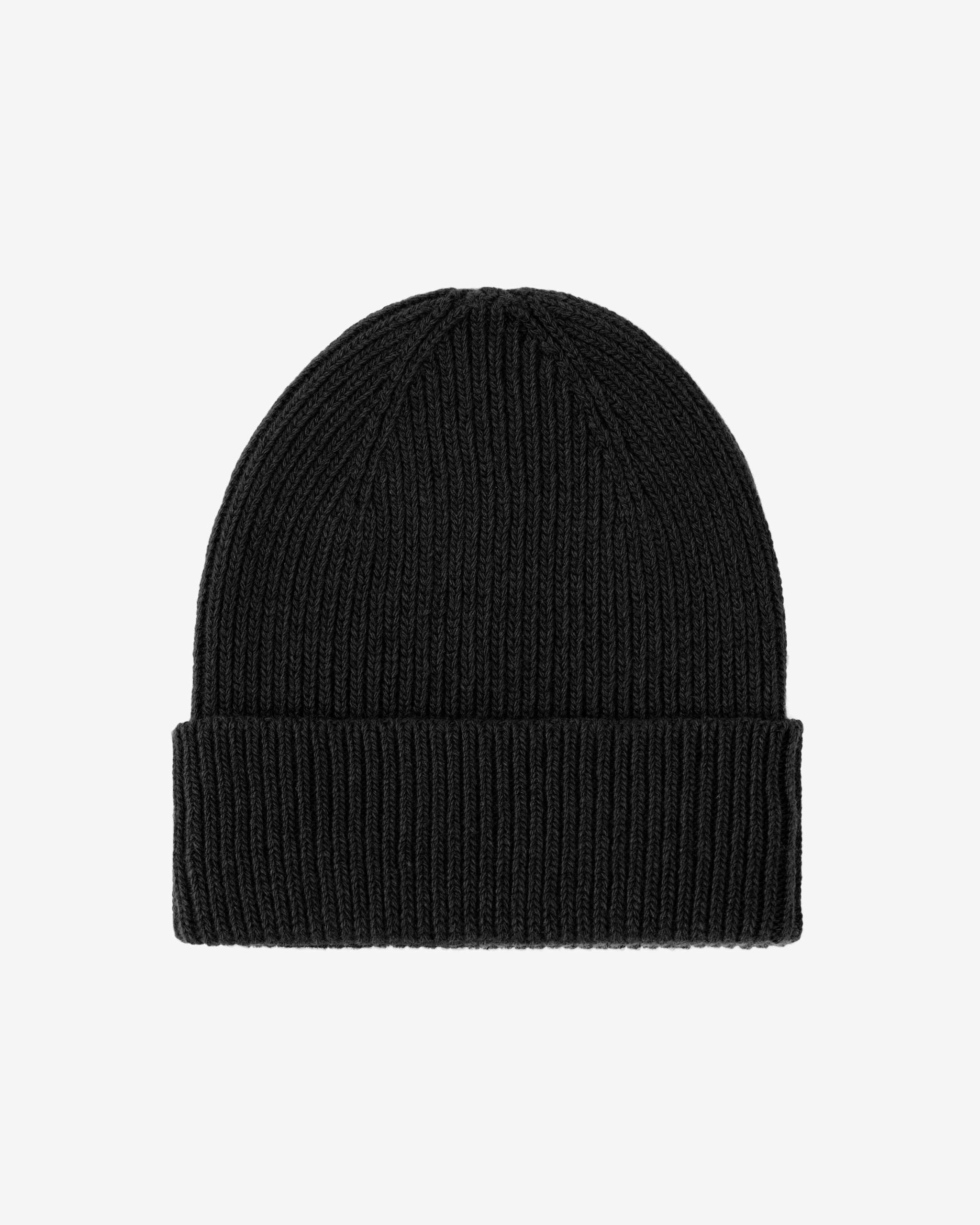 Cashmere Beanie - Deep Black