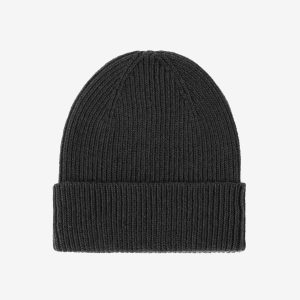 Cashmere Beanie - Lava Grey