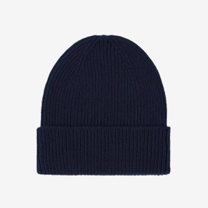 Cashmere Beanie - Navy Blue