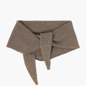 Cashmere Triangle Scarf - Warm Taupe