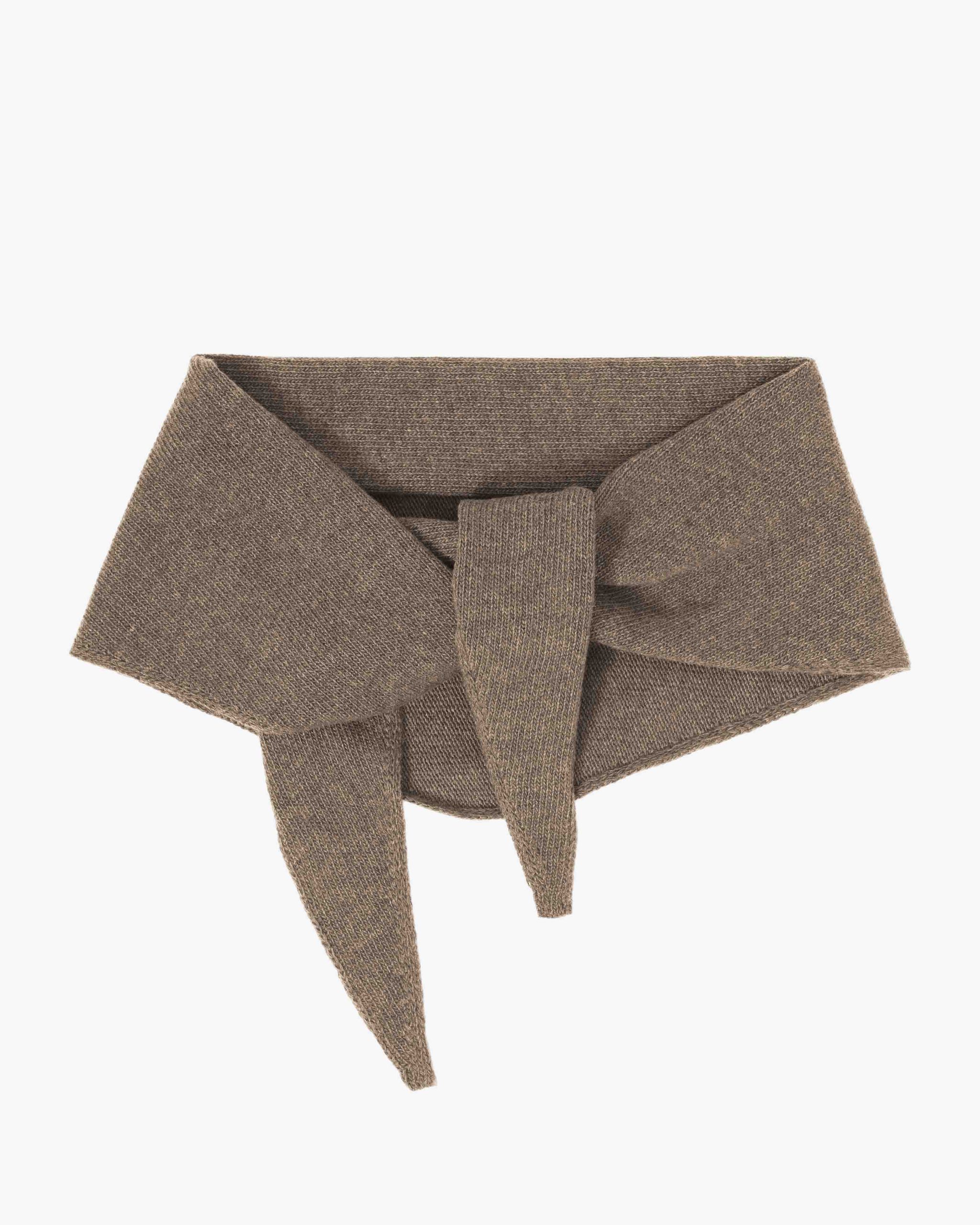 Cashmere Triangle Scarf - Warm Taupe